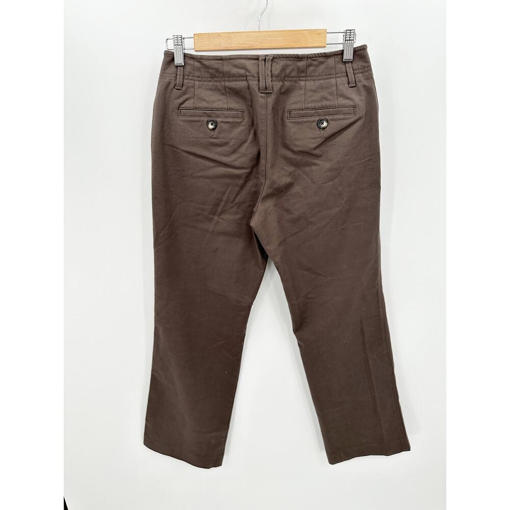 Eddie Bauer Women Brown Mid Rise Pants Size 6P Mercer Fit Outdoors Casual Hiking - Picture 2 of 8